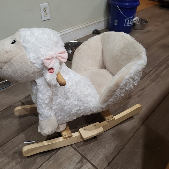Plush Sheep Rocker Toy - Picture 3 of 3
